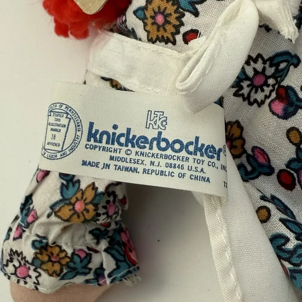 Vintage 1970s Knickerbocker Raggedy Ann & Andy 7